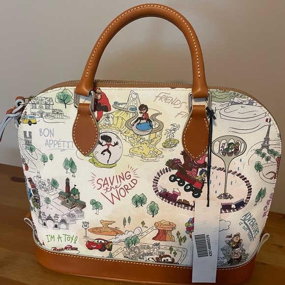 Dooney & Bourke Bags Disney Dooney Bourke Pixar Maps Satchel Poshmark